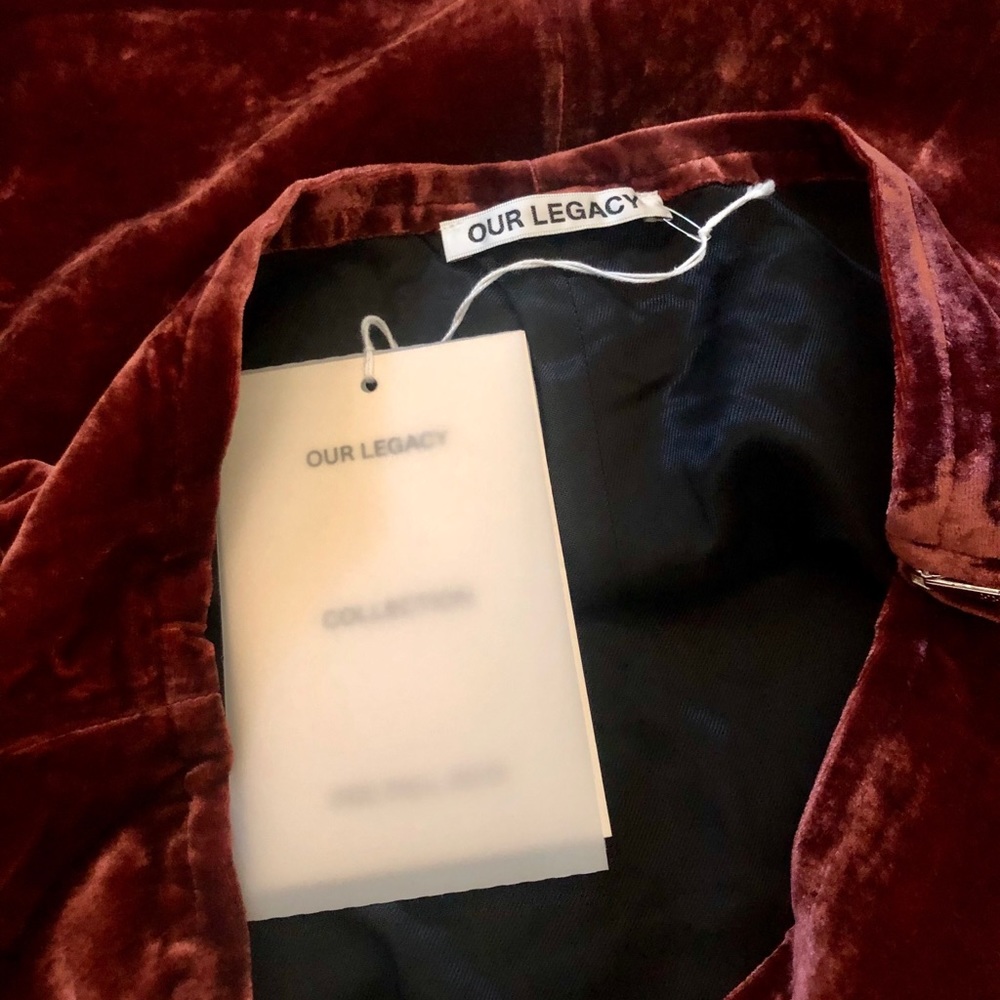 NWT Opening Ceremony Wine Velvet Mini Skirt - Picture 10 of 12